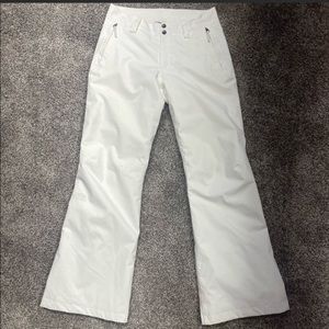 WHITE DRY VENT NORTH FACE SNOWPANTS